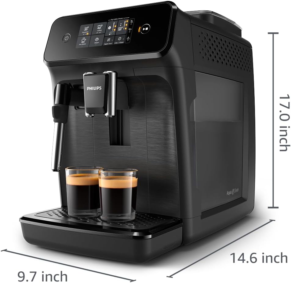 Philips EP1220/04 1200 Series Fully Automatic Espresso Machine, Classic Milk Frother, 2 Coffee Varieties - Image 3