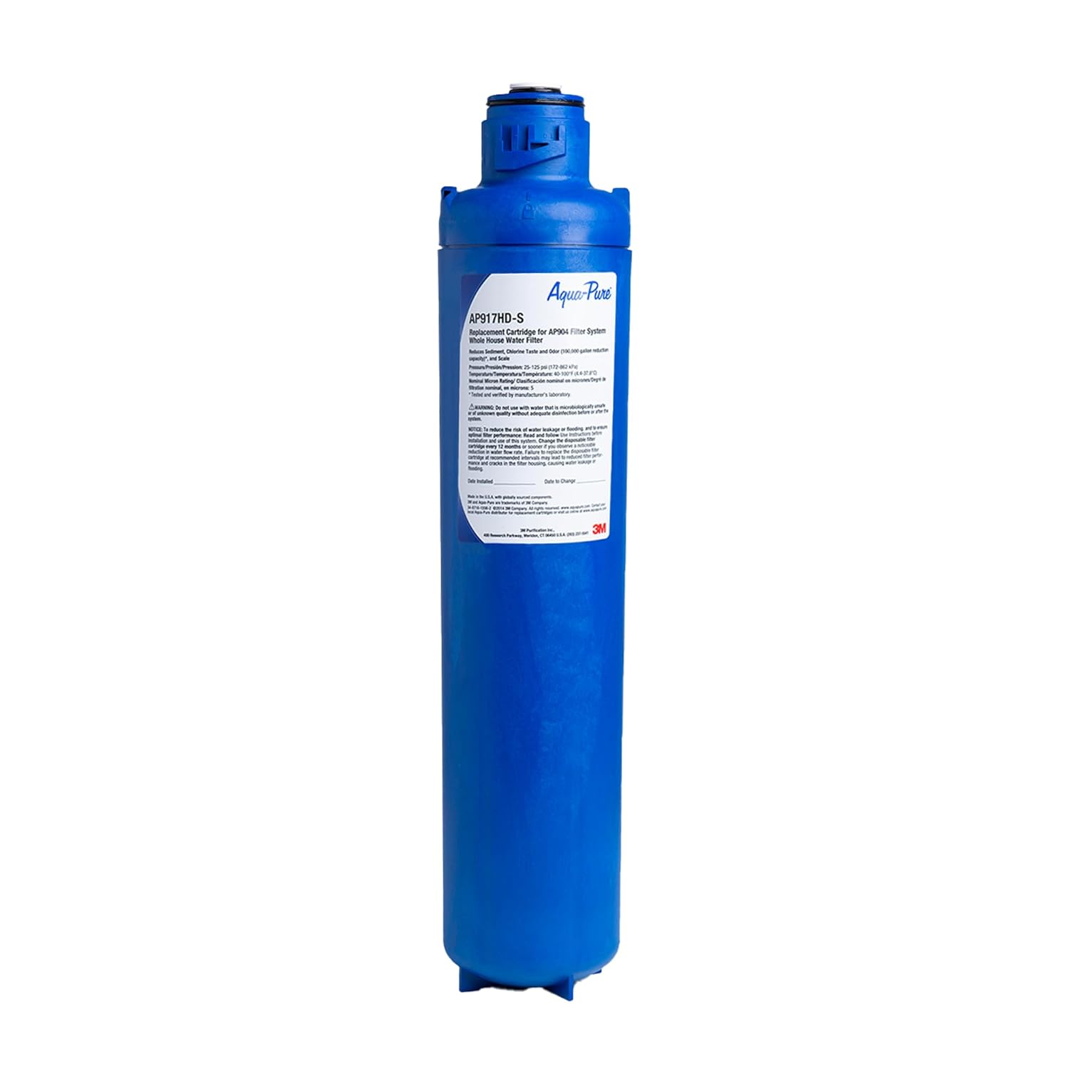 3M Aqua-Pure AP917HD-S Genuine Whole House Sanitary Quick Change Replacement Water Filter for AP904 System