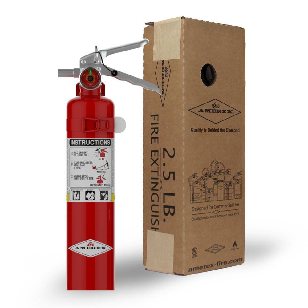 AMEREX B417T 1-A:10-B:C 2.5 lbs. ABC Dry Chemical Fire Extinguisher