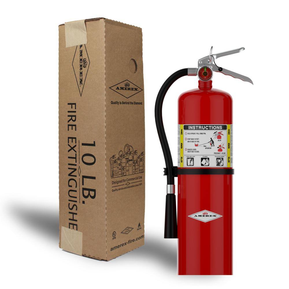 AMEREX B456 4-A:80-B:C 10 lbs. ABC Dry Chemical Fire Extinguisher