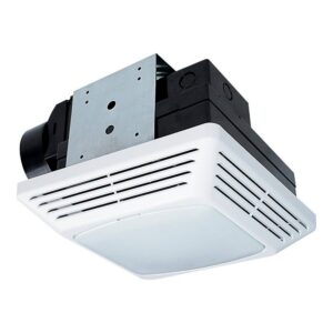 Air King BFQL70 ENERGY STAR Certified Snap-In Installation Quiet 70 CFM Bathroom Exhaust Fan with LED light