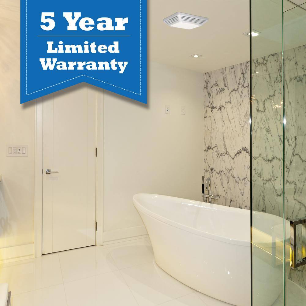 Air King BFQL70 ENERGY STAR Certified Snap-In Installation Quiet 70 CFM Bathroom Exhaust Fan with LED light - Image 10