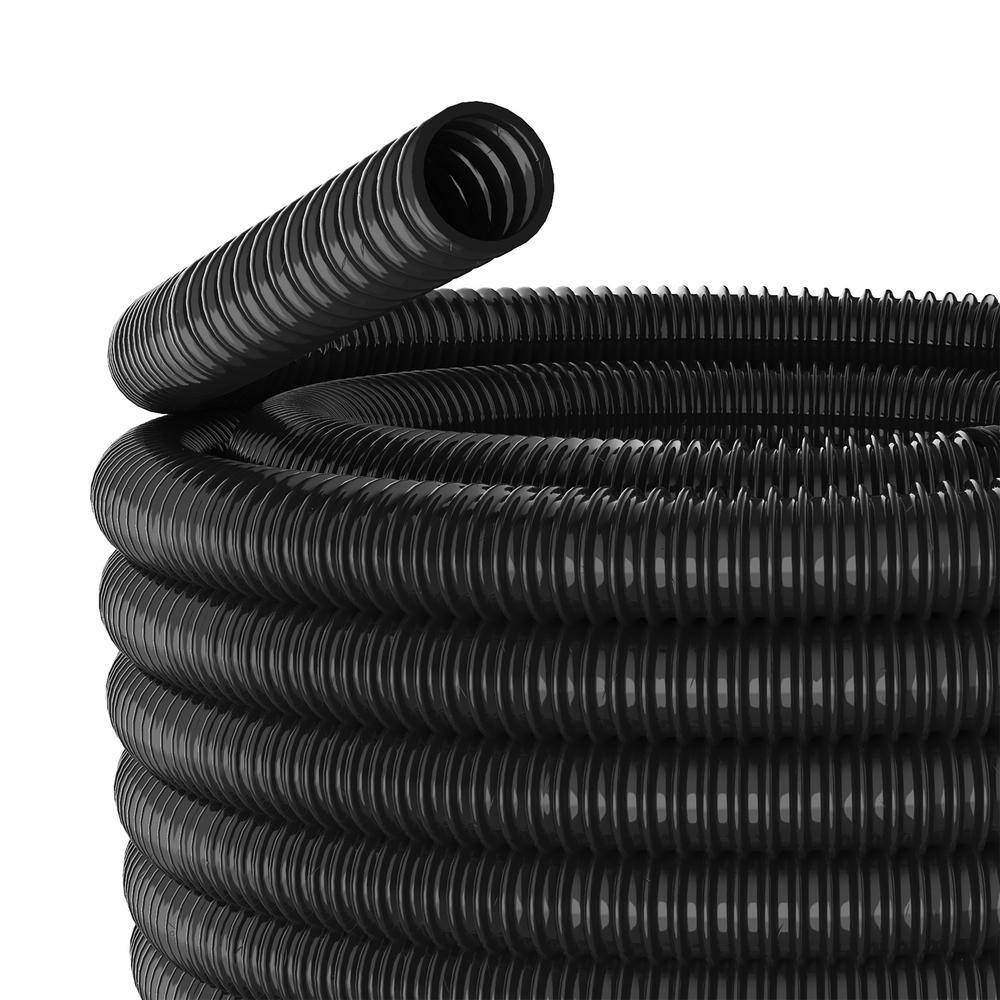 Alpine Corporation KFH112 1-1/2 in. I.D. x 100 ft. Multi-Use Pond Black Kink Free, Corrugated, Non-Kink Flexible PVC Tubing - Image 7