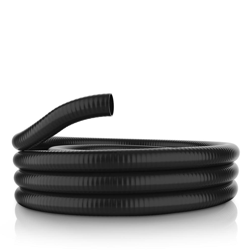 Alpine Corporation PH034BK-50 3/4 in. x 50 ft. Schedule 40 Black PVC Ultra Flexible Hose for Koi Ponds, Irrigation, Water Gardens and More