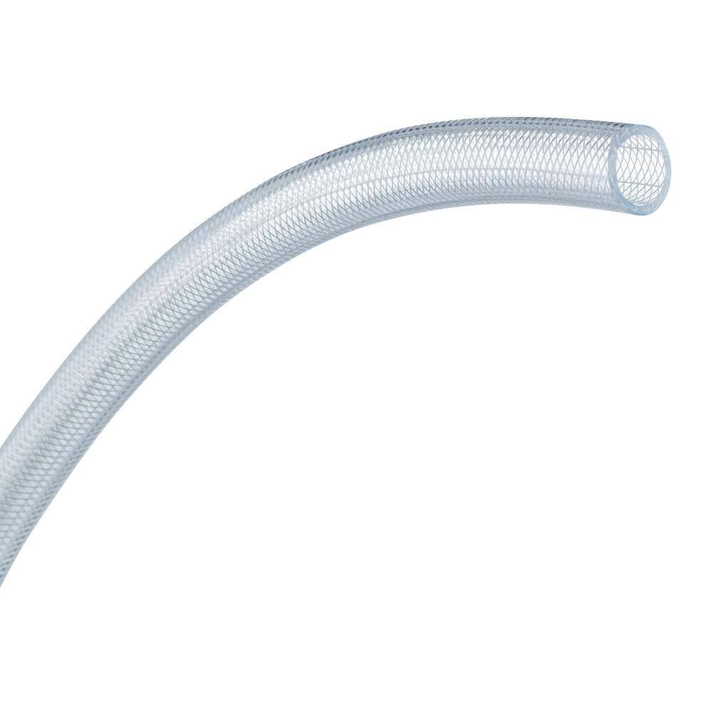 Alpine Corporation VR001 1 in. I.D. x 100 ft. Clear Braided High Pressure, Heavy Duty Reinforced PVC Vinyl Tubing for All Applications - Image 5