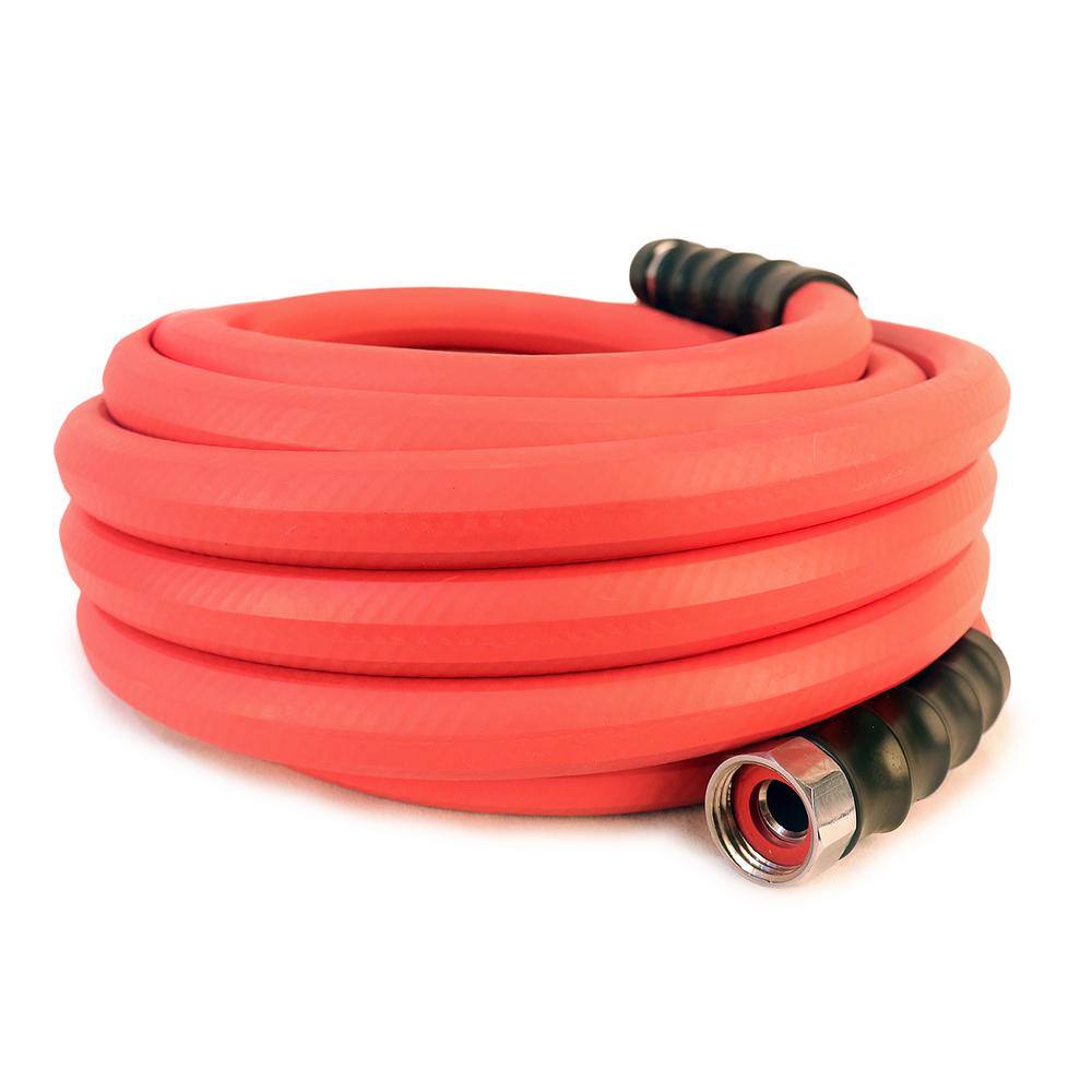 Apex 8695 50 5/8 in. Dia x 50 ft. Red Rubber Commercial Hot Water Garden Hose - Image 4