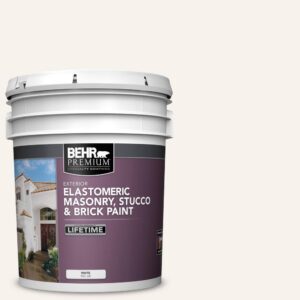 BEHR PREMIUM 06805 5 gal. Elastomeric Masonry, Stucco and Brick Exterior Paint