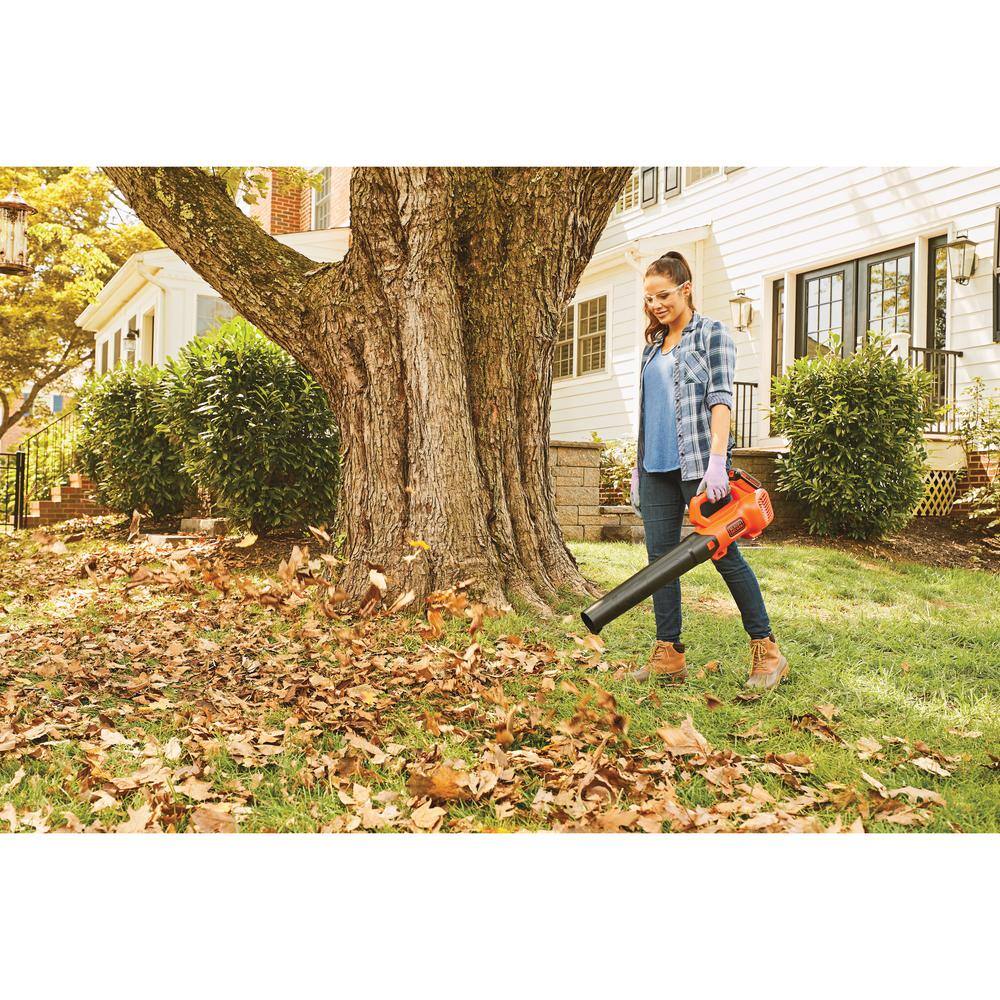 BLACK+DECKER BCBL700D1 20V MAX 90 MPH 320 CFM Cordless Battery Powered Handheld Leaf Blower Kit with (1) 2Ah Battery & Charger - Image 6