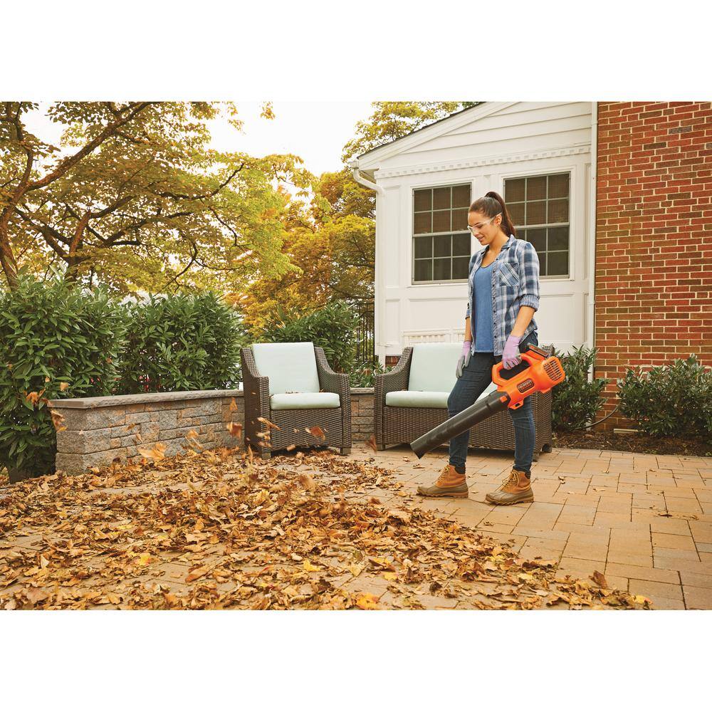 BLACK+DECKER BCBL700D1 20V MAX 90 MPH 320 CFM Cordless Battery Powered Handheld Leaf Blower Kit with (1) 2Ah Battery & Charger - Image 11