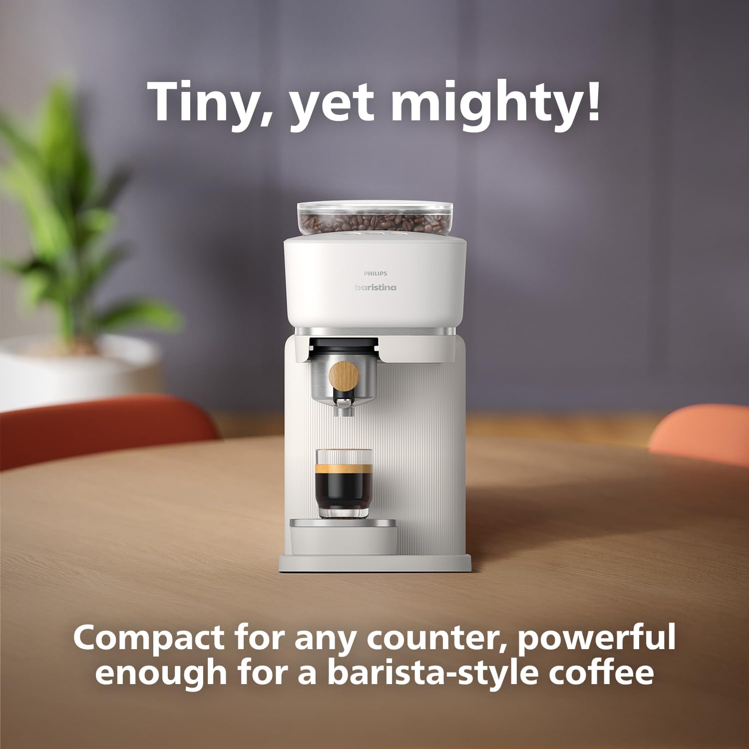 Philips BAR302/20 Baristina Espresso Machine – Real espresso, made simple. Compact coffee machine - Image 9