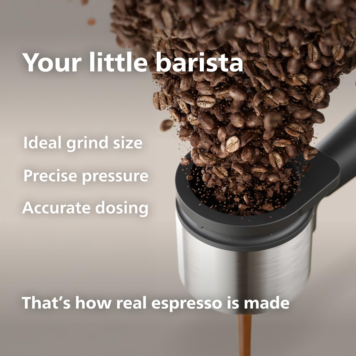 Philips BAR303/00 Baristina Espresso Machine+Milk Frother Bundle. Real espresso. Compact coffee machine,portafilter - Image 11