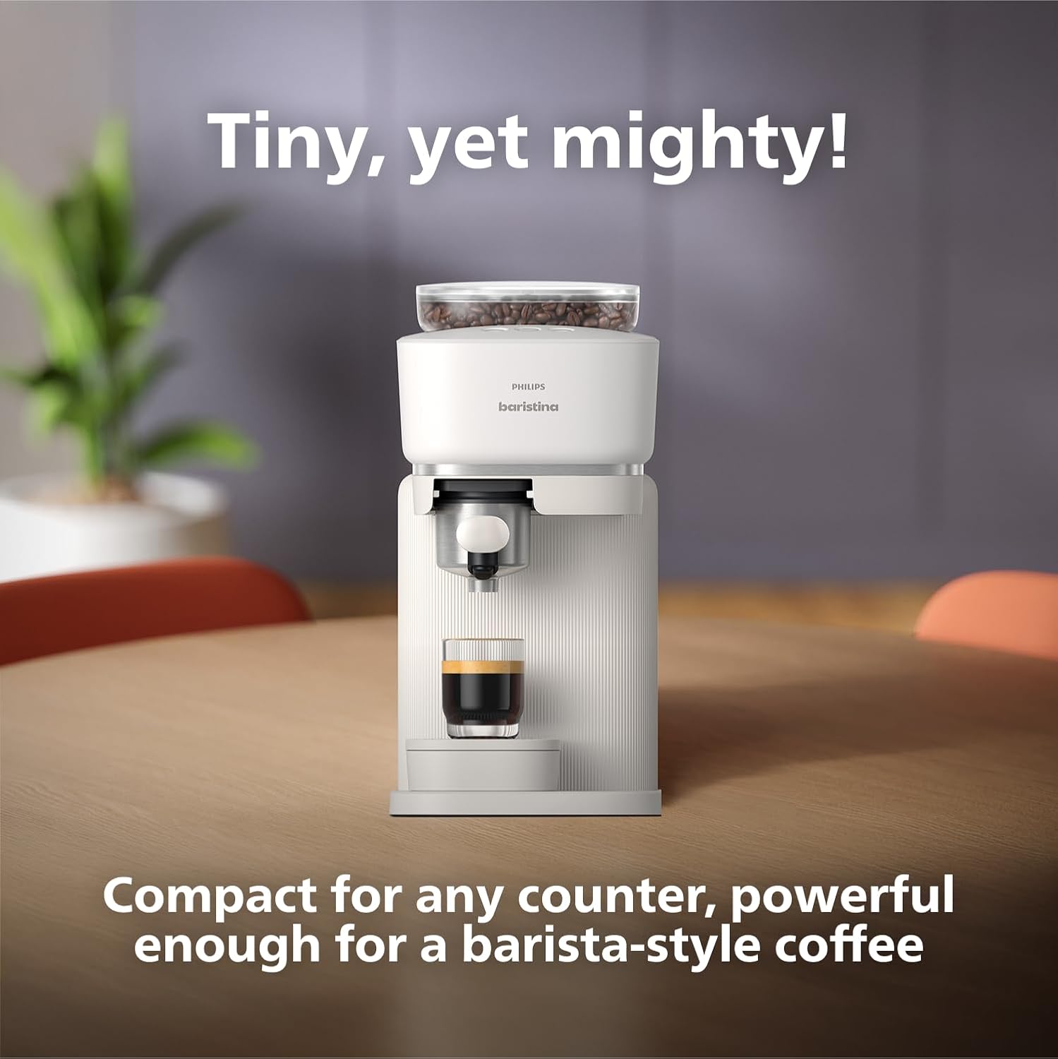 Philips BAR303/00 Baristina Espresso Machine+Milk Frother Bundle. Real espresso. Compact coffee machine,portafilter - Image 10
