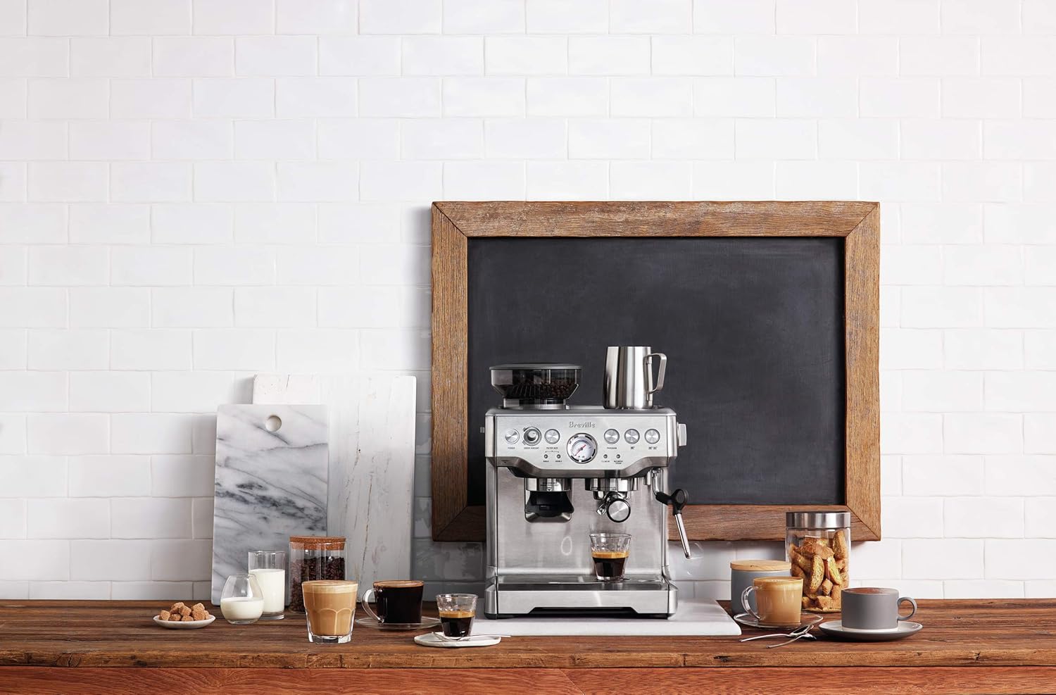 Breville BES870XL Barista Express Espresso Machine, Brushed Stainless Steel - Image 4