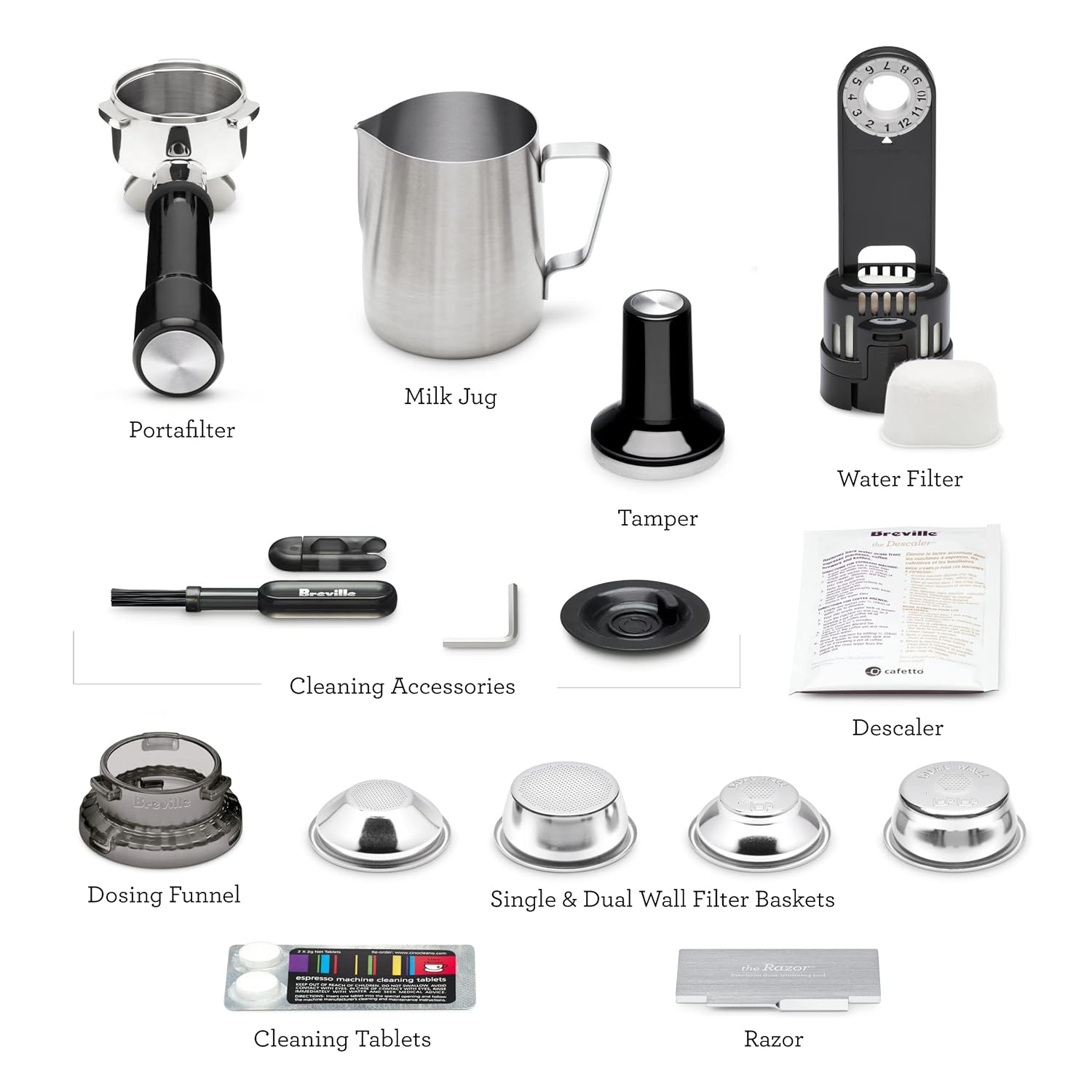 Breville BES870XL Barista Express Espresso Machine, Brushed Stainless Steel - Image 3