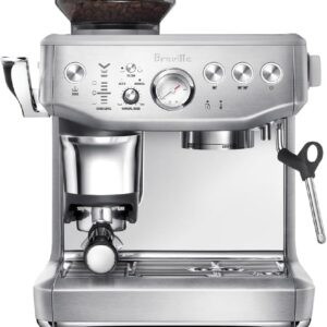 Breville BES876BSS1BNA1 Barista Express Impress Espresso Machine, Brushed Stainless Steel