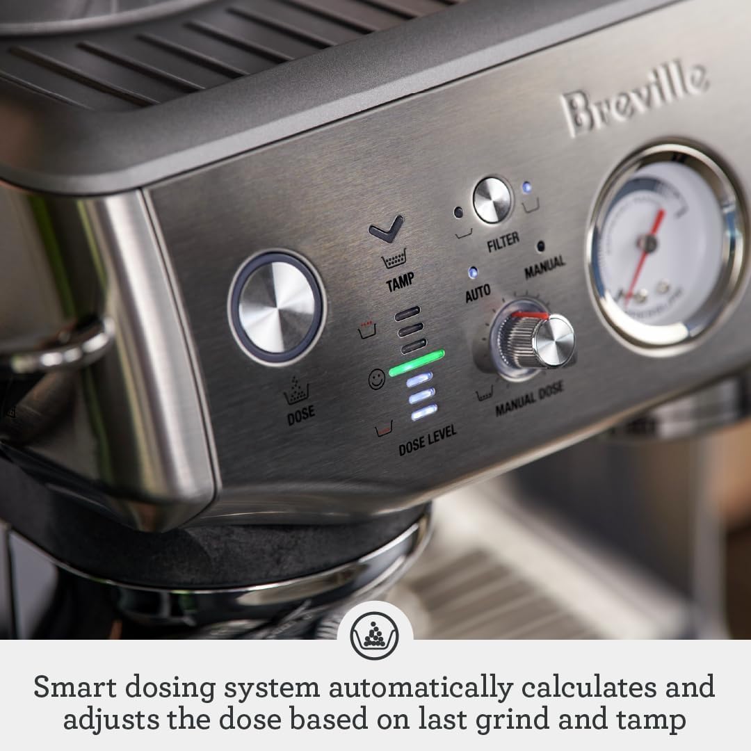 Breville BES876BSS1BNA1 Barista Express Impress Espresso Machine, Brushed Stainless Steel - Image 5