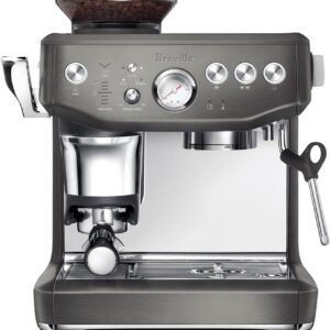 Breville BES876BST1BNA1 Barista Express Espresso Machine Impress, Black Stainless Steel