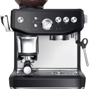 Breville BES876BTR1BNA1 Barista Express Impress Espresso Machine, Black Truffle
