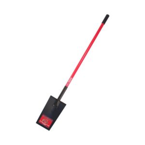 Bully Tools 82502 12-Gauge Edging and Planting Spade with Fiberglass Long Handle