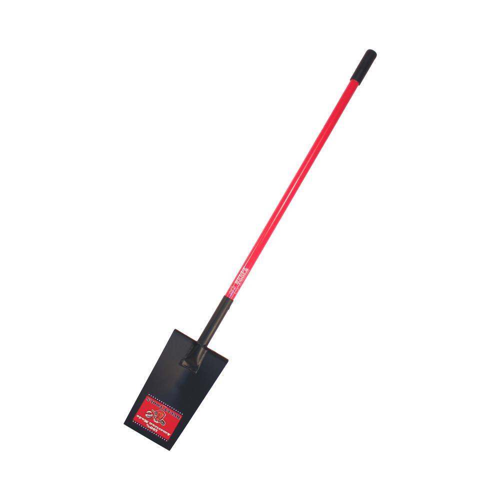 Bully Tools 82502 12-Gauge Edging and Planting Spade with Fiberglass Long Handle