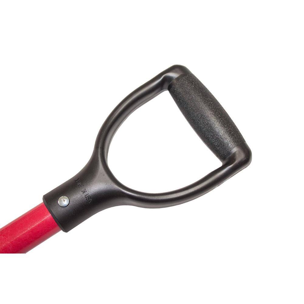 Bully Tools 82510 14-Gauge Round Point Shovel with Fiberglass D-Grip Handle - Image 4
