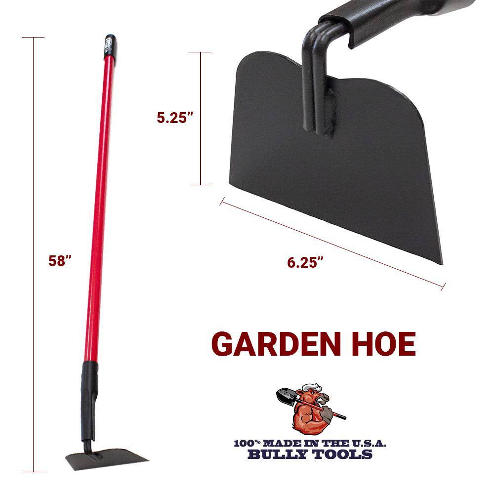 Bully Tools 92353 12-Gauge Garden Hoe with Fiberglass Handle - Image 7