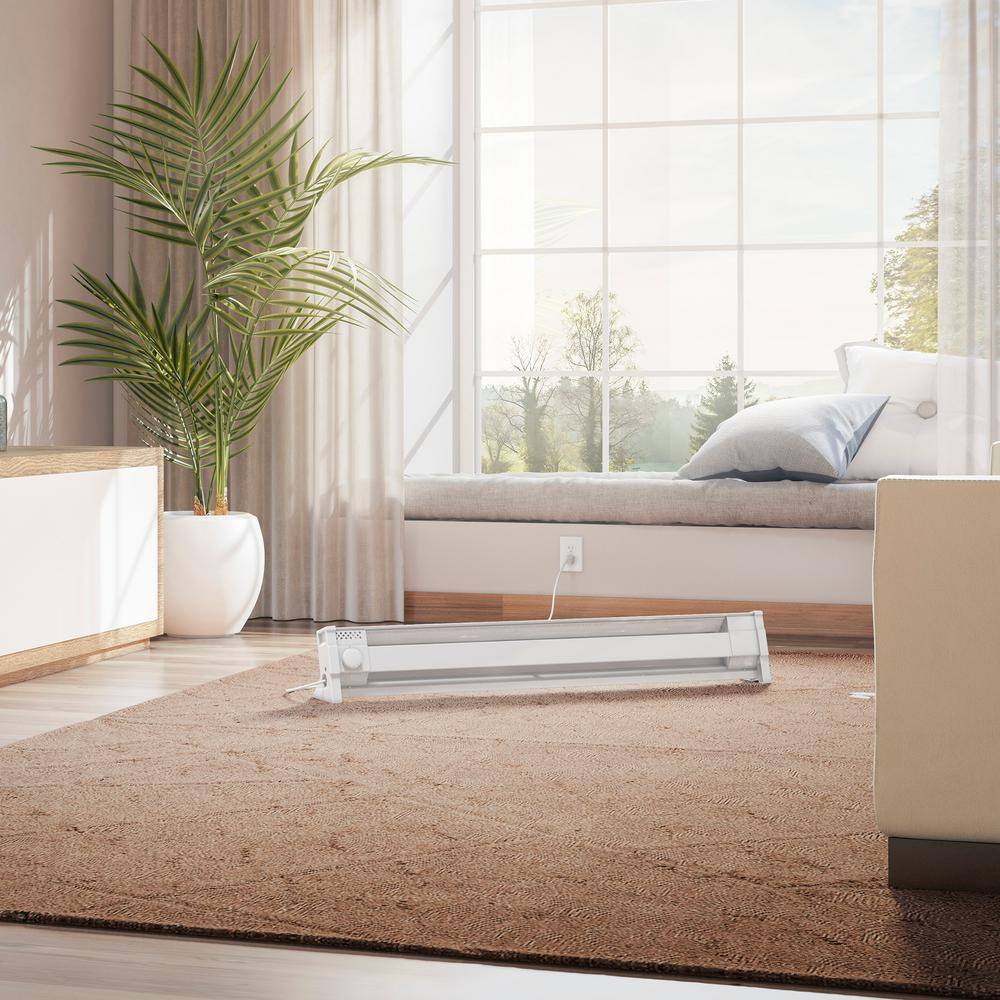 Cadet 4P1500W 49 in. 120-volt 1,500-watt Portable Electric Baseboard Heater in White 150 - Image 4