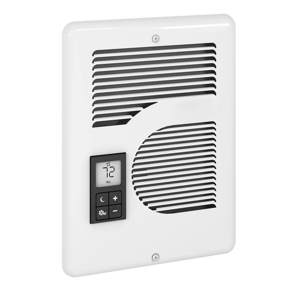 Cadet CEC163TW 240/208/120-volt 1,600/1,500/1,000-watt Energy Plus In-wall Fan-forced Electric Heater in White with Digital Thermostat - Image 2