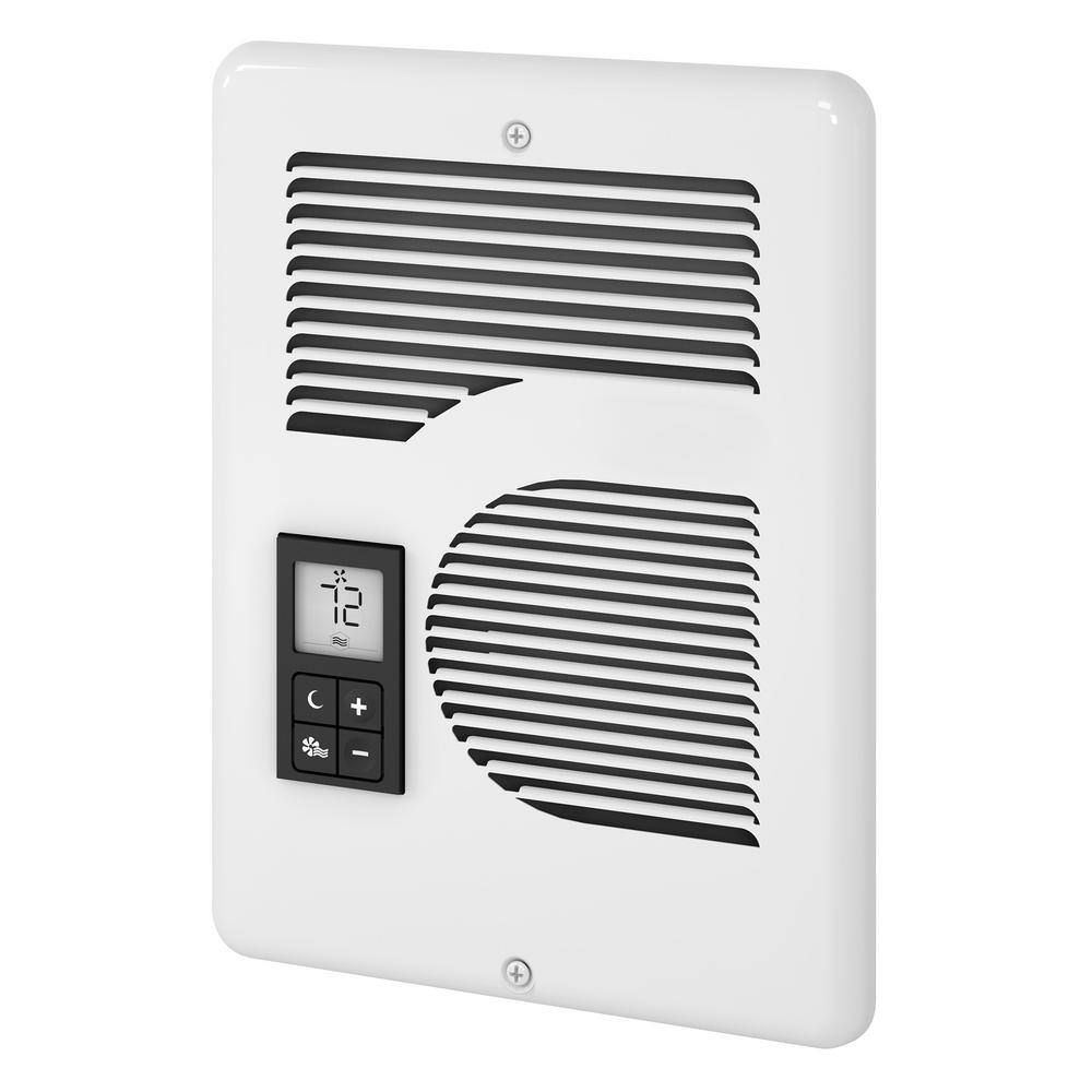 Cadet CEC163TW 240/208/120-volt 1,600/1,500/1,000-watt Energy Plus In-wall Fan-forced Electric Heater in White with Digital Thermostat - Image 3