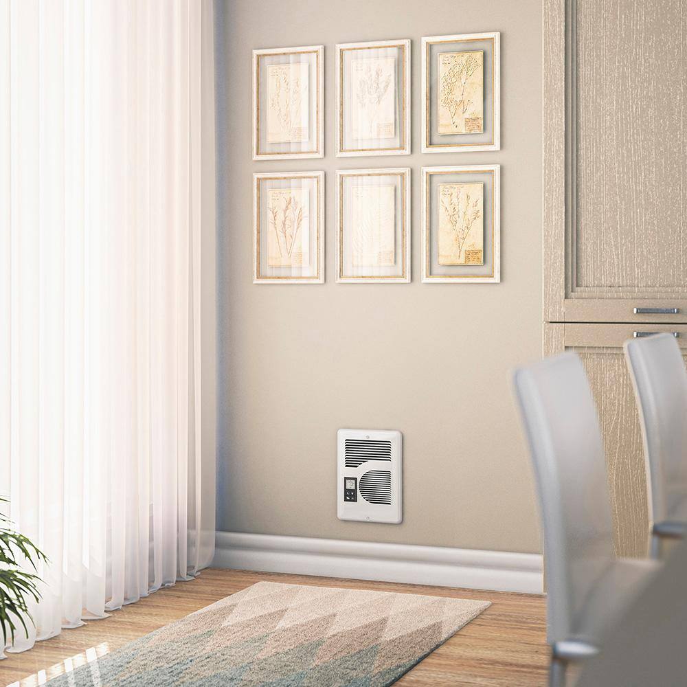 Cadet CEC163TW 240/208/120-volt 1,600/1,500/1,000-watt Energy Plus In-wall Fan-forced Electric Heater in White with Digital Thermostat - Image 7