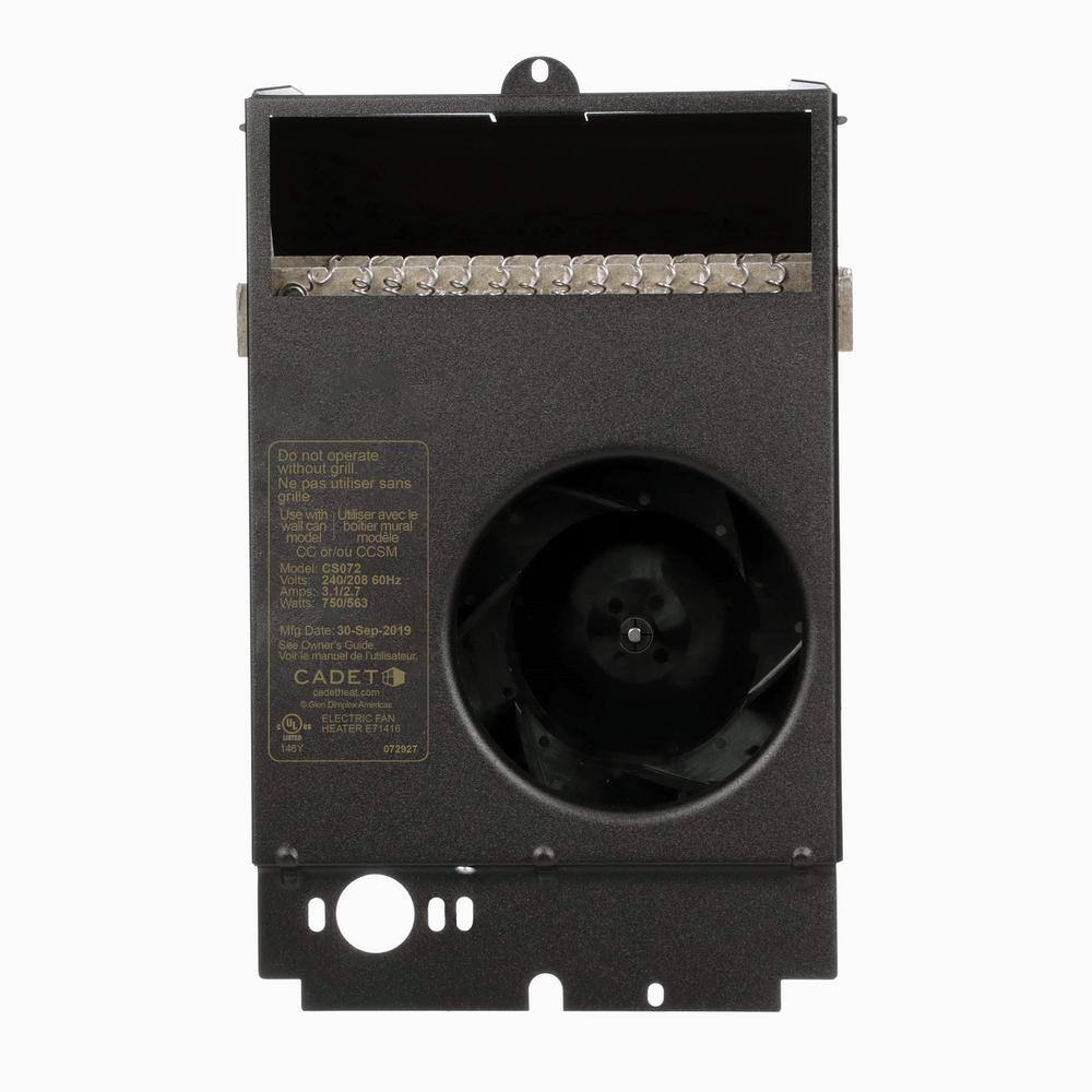 Cadet CS072 240-volt 750-watt Com-Pak In-wall Fan-forced Replacement Electric Heater Assembly