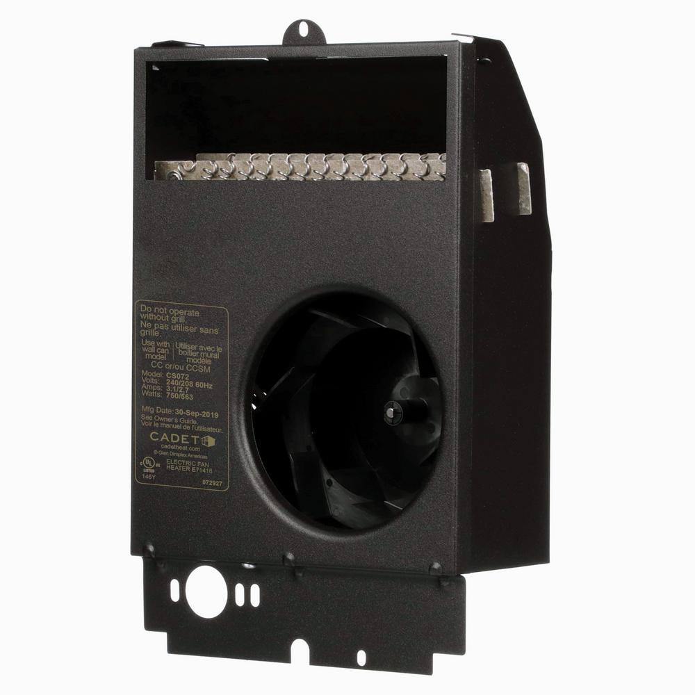 Cadet CS072 240-volt 750-watt Com-Pak In-wall Fan-forced Replacement Electric Heater Assembly - Image 3