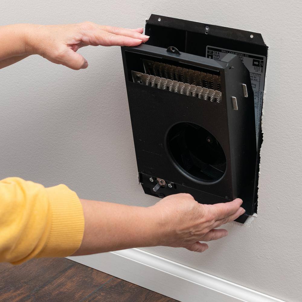 Cadet CS102T 240/208-volt 1,000/750-watt Com-Pak In-wall Fan-forced Replacement Electric Heater Assembly with Thermostat - Image 4