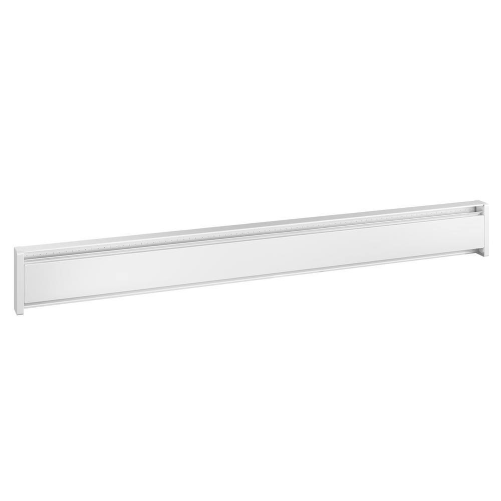 Cadet EBHN1500W 83 in. 240/208-volt 1,500/1,125-watt SoftHeat Hydronic Electric Baseboard Heater in White - Image 2