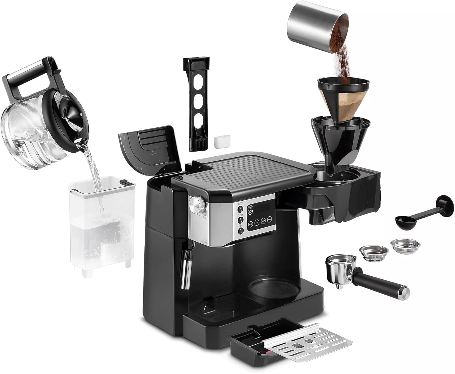 De’Longhi COM530M All-In-One Combination Coffee and Espresso Machine, 47 ounces - Image 2