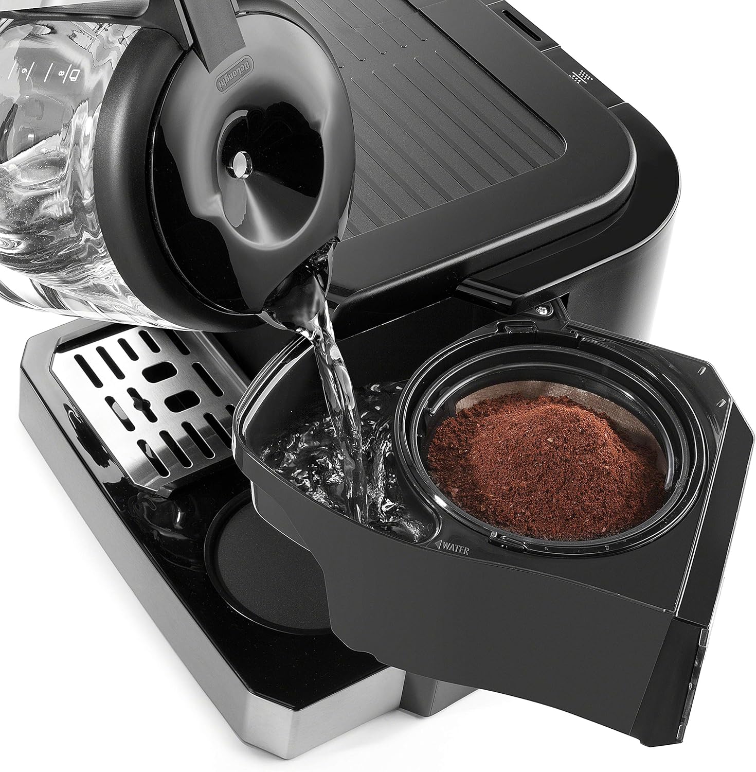 De’Longhi COM532M UPGRADED All-in-One Combination Coffee Maker & Espresso Machine, black - Image 8