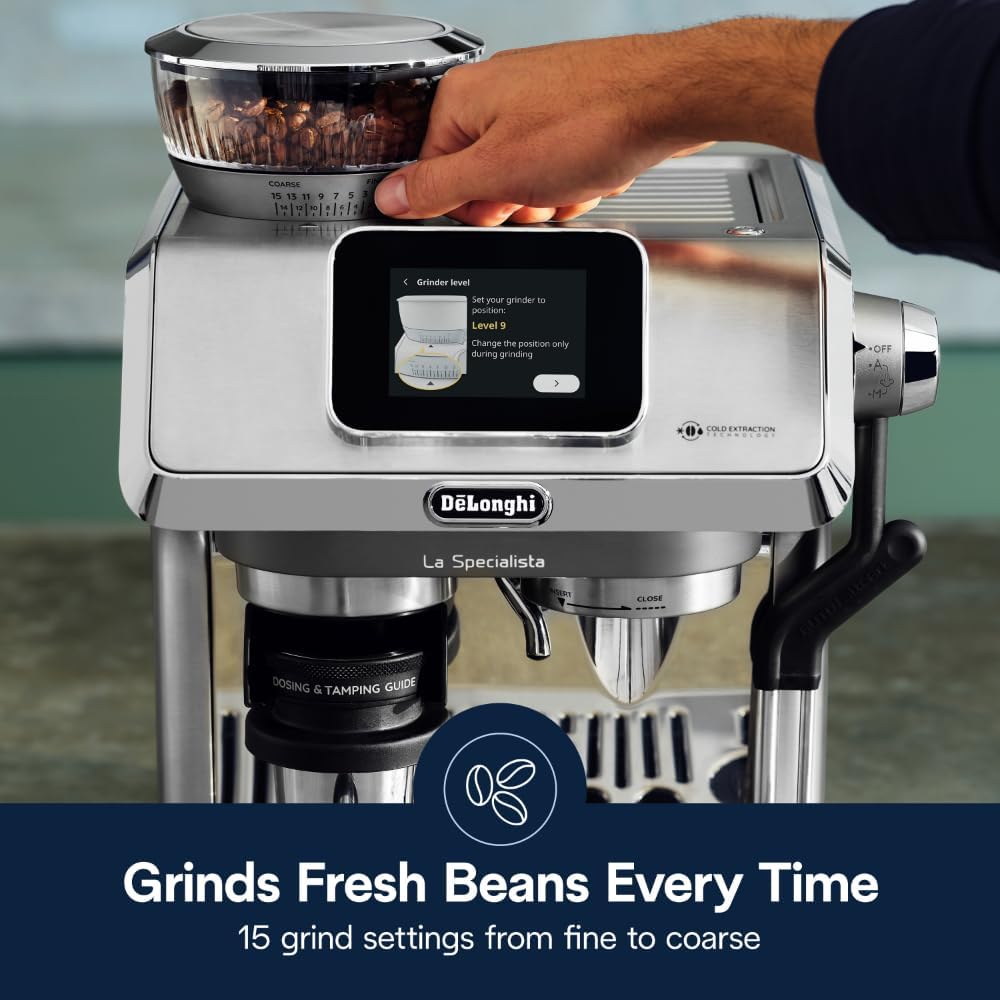 De’Longhi EC9455M La Specialista Touch Espresso Machine with Grinder & Milk Frother – Cold Brew & Iced Coffee Maker - Image 10