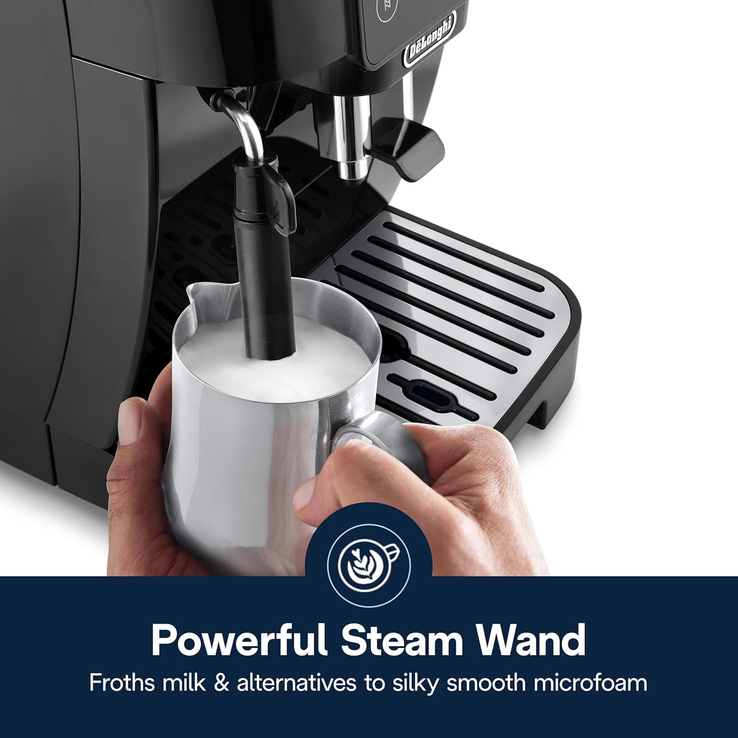 De’Longhi ECAM22022B Magnifica Start Automatic Espresso Machine with Manual Milk Frother & Built in Grinder - Image 6