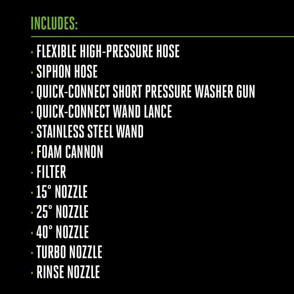 EGO HPW3204-2 Power+ Electric Pressure Washer, 3200 PSI Power Washer, Includes (2) 56V 6.0Ah Batteries and Charger - Image 3