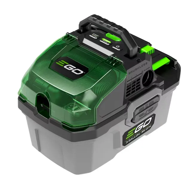 EGO WDV0300 56-volt 3-Gallon Cordless Wet/Dry Shop Vacuum with Accessories Included (Battery Not Included)