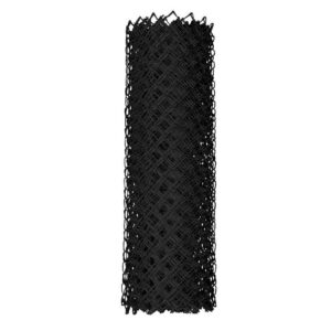 Everbilt 308864EB 48 in. x 50 ft. 9-Gauge Galvanized Steel Black Chain Link Fence Fabric