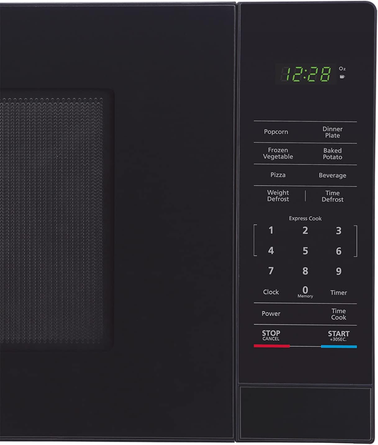 Magic Chef MC110MB Compact Countertop Microwave Oven, 1000 Watts, Black, 1.1 Cu. Ft. - Image 2