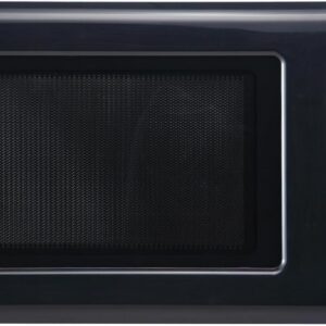 Magic Chef MC99MB 0.9 Cubic Feet 900 Watt Stainless Countertop Microwave Oven for Compact Spaces with 6 Pre Programmed Cooking Modes, Black