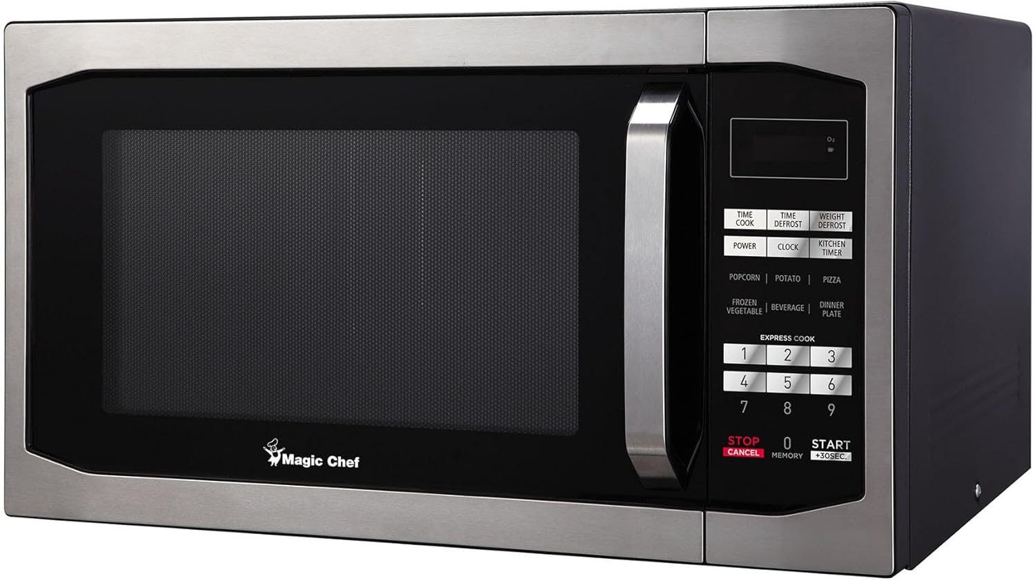 Magic Chef MCM1611ST 1.6 cu. ft. Countertop Microwave with Stainless Door - Image 9