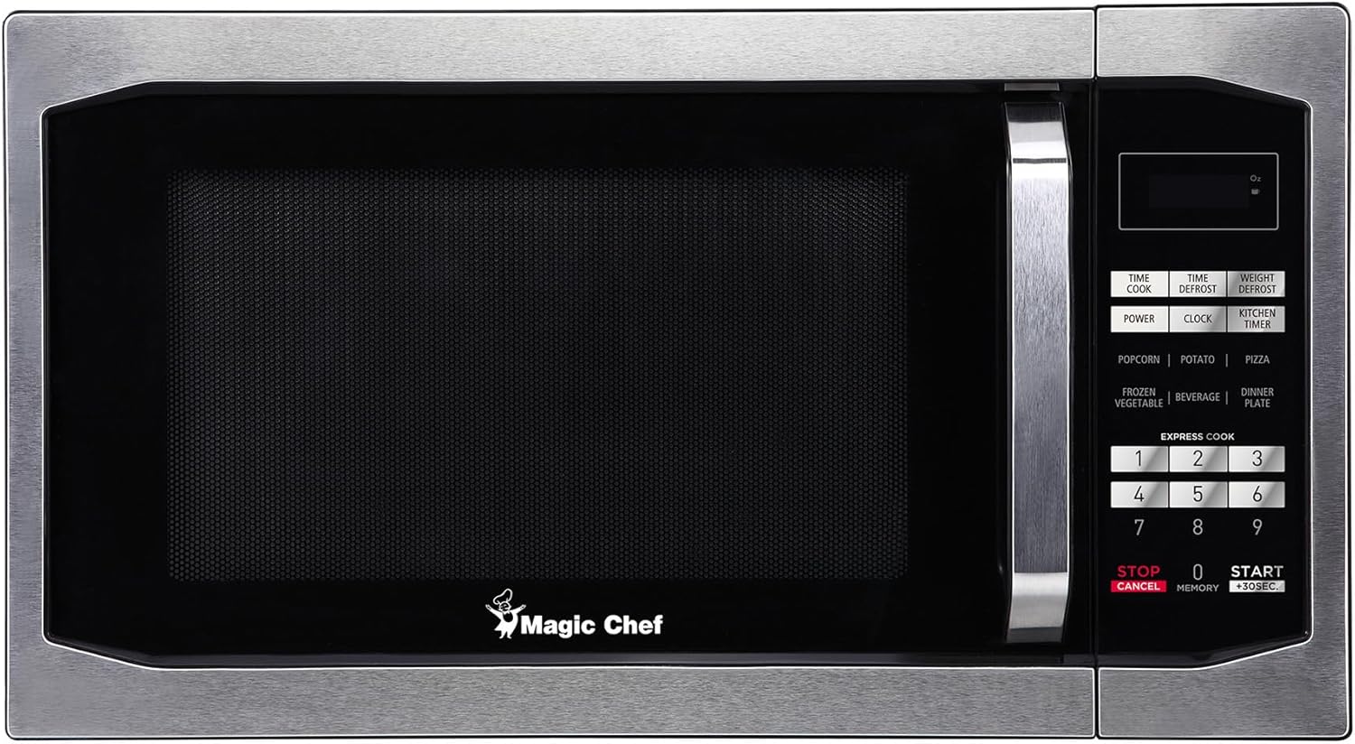 Magic Chef MCM1611ST 1.6 cu. ft. Countertop Microwave with Stainless Door
