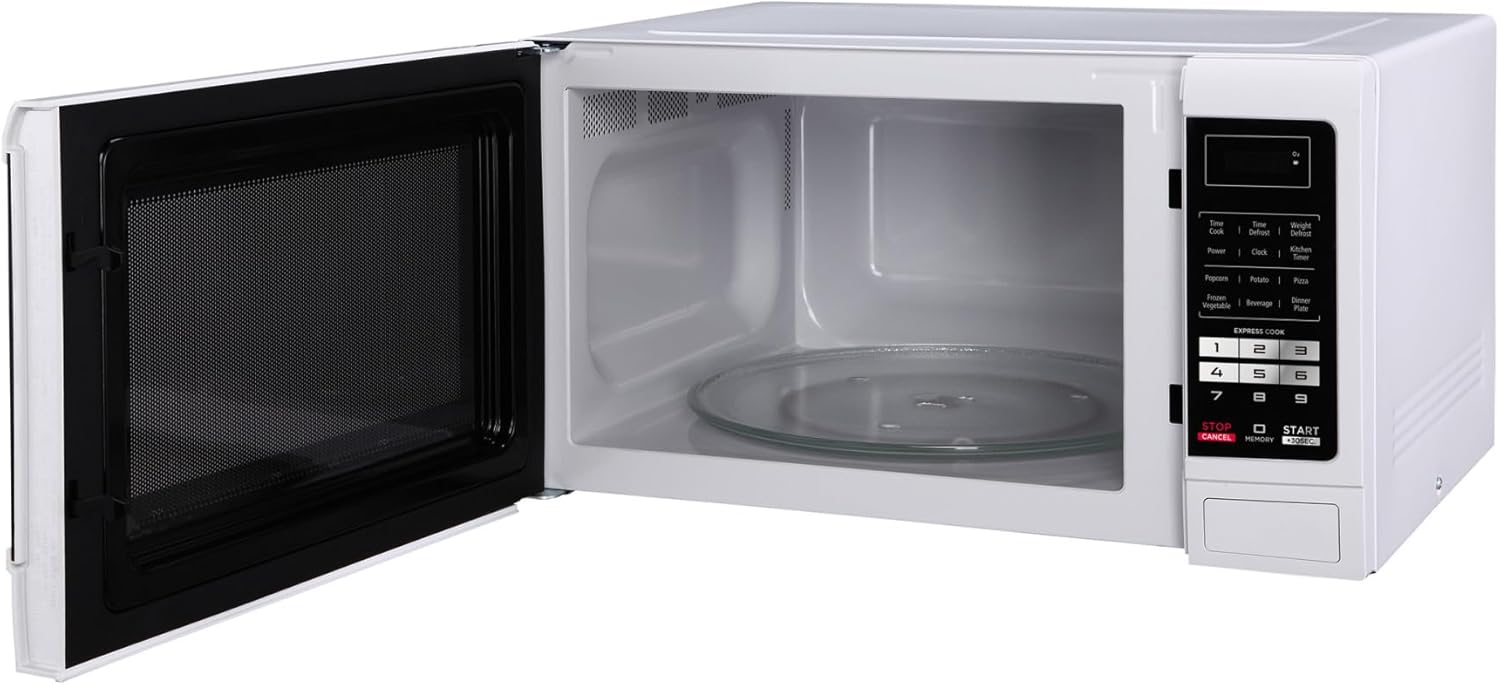 Magic Chef MCM1611W Countertop Microwave Oven, Small and Compact, 1100 Watt, 1.6 Cu Ft, White - Image 9