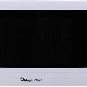Magic Chef MCM1611W Countertop Microwave Oven, Small and Compact, 1100 Watt, 1.6 Cu Ft, White