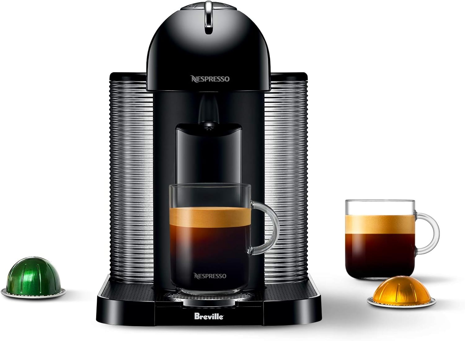 Nespresso BNV220BLK1BUC1 Vertuo Coffee and Espresso Maker by Breville, Black