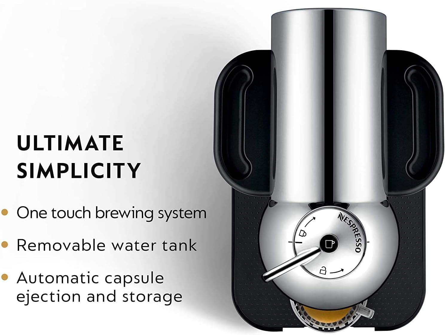 Nespresso BNV220CRO1BUC1 Vertuo Coffee and Espresso Maker by Breville, Chrome - Image 7