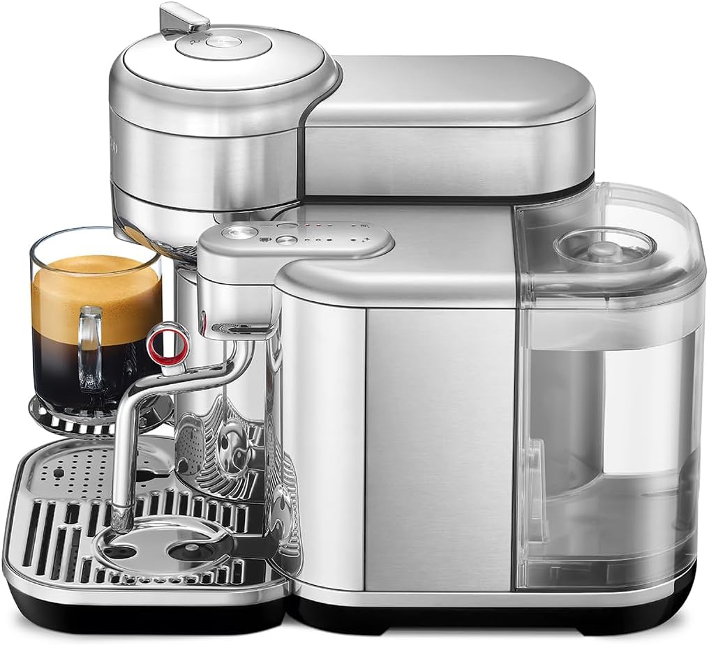 Nespresso BVE850BSS1BNA1 Vertuo Creatista Coffee and Espresso Maker by Breville, Brushed Stainless Steel - Image 11